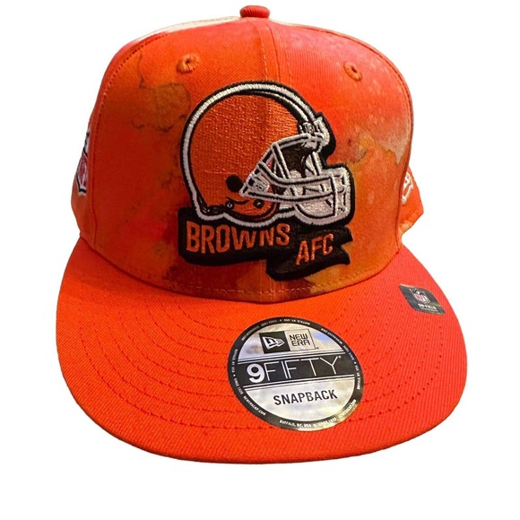 New Era Cleveland Browns 2022 Sideline Ink Dye 9FIFTY Snapback Hat Cap